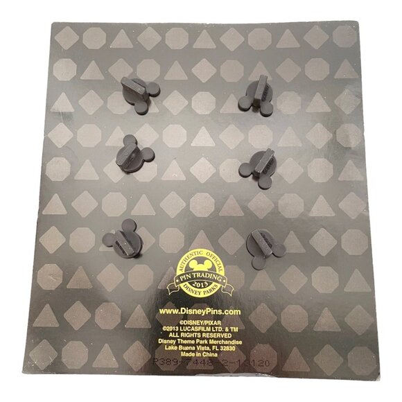 Disney Park Attractions Star Tours Haunted Mansion License Plate Booster Pin Set - Picture 4 of 11